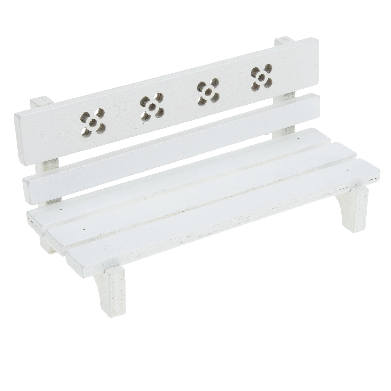 

Wooden Park Bench Miniature Decoration for House Micro Landscaping Mini Garden Accessories Small Size Lightweight Storage