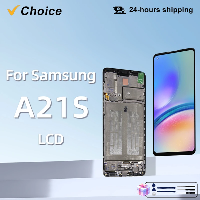 6.5 "testado lcd para samsung galaxy a21s display a217f a217 lcd tela de toque digitador para galaxy a21s lcd a217f/ds a217h