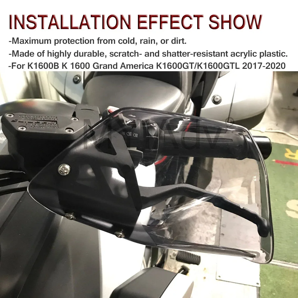 Handguard Shield Protector Grand America Motorcycle Hand Guards Windshield For BMW K1600GT K1600GTL 2017-2019 2020 K1600B K1600