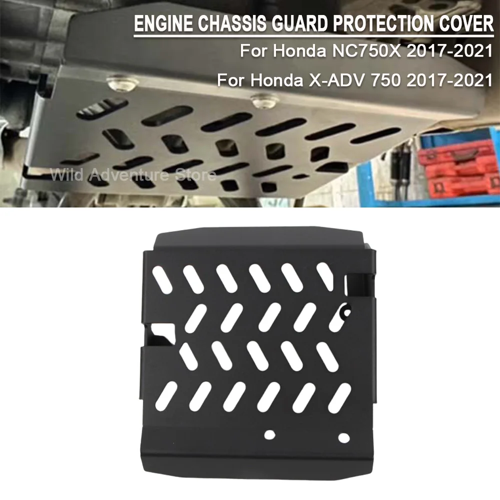 

Motorcycle Skid Plate Bash Frame Guard Protection Cover For Honda NC750X X-ADV750 2017-2020 2021 Under Engine Protection Cover