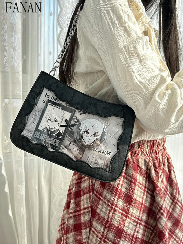 

Shoulder Bags Original Casual Handbag Versatile Transparent Crossbody Bag Sweet and Cute Fashion Women's Handbags