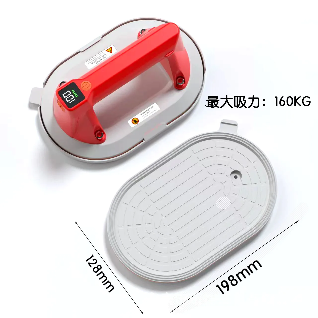 

Вакуумный цифровой дисплей, электрическая присоска для плитки, автоматически заполняет воздушный насос, присоска, стекло, мощная портативная присоска