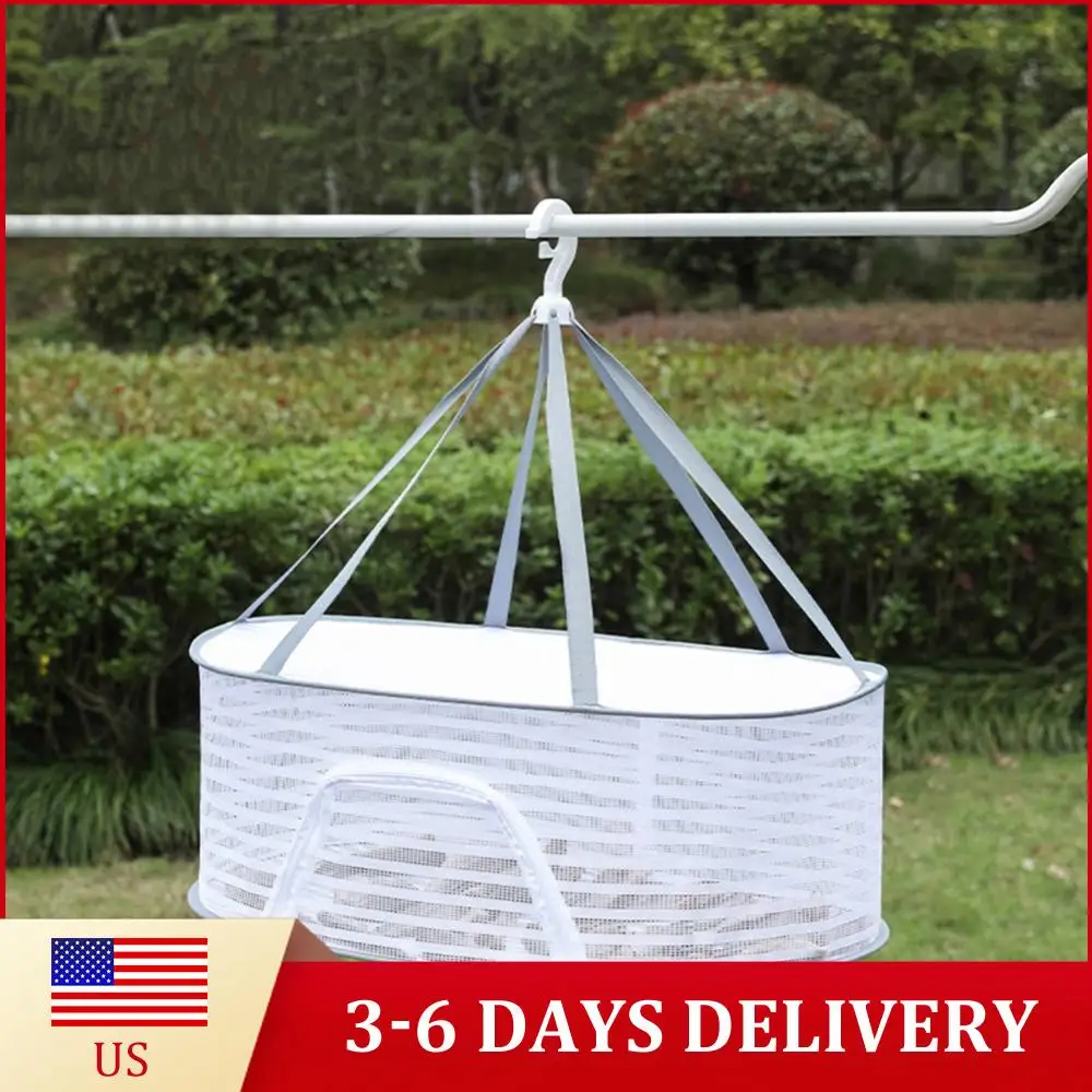 

Сетка для сушки трав на 4 уровнях с молниями, складная, ветрозащитная, с крючками, для сушки рыбы/овощей/фруктов/трав