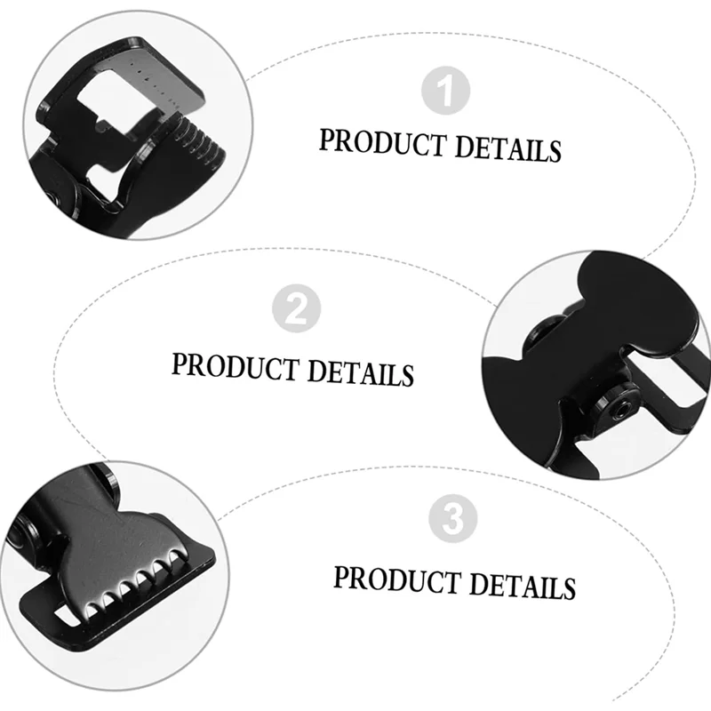 WORTHOWN-5Pcs Webbing CLAMP หัวเข็มขัดเหล็ก QUICK RELEASE CLIP LATCH Clamps สําหรับ Duty เข็มขัด Suspenders