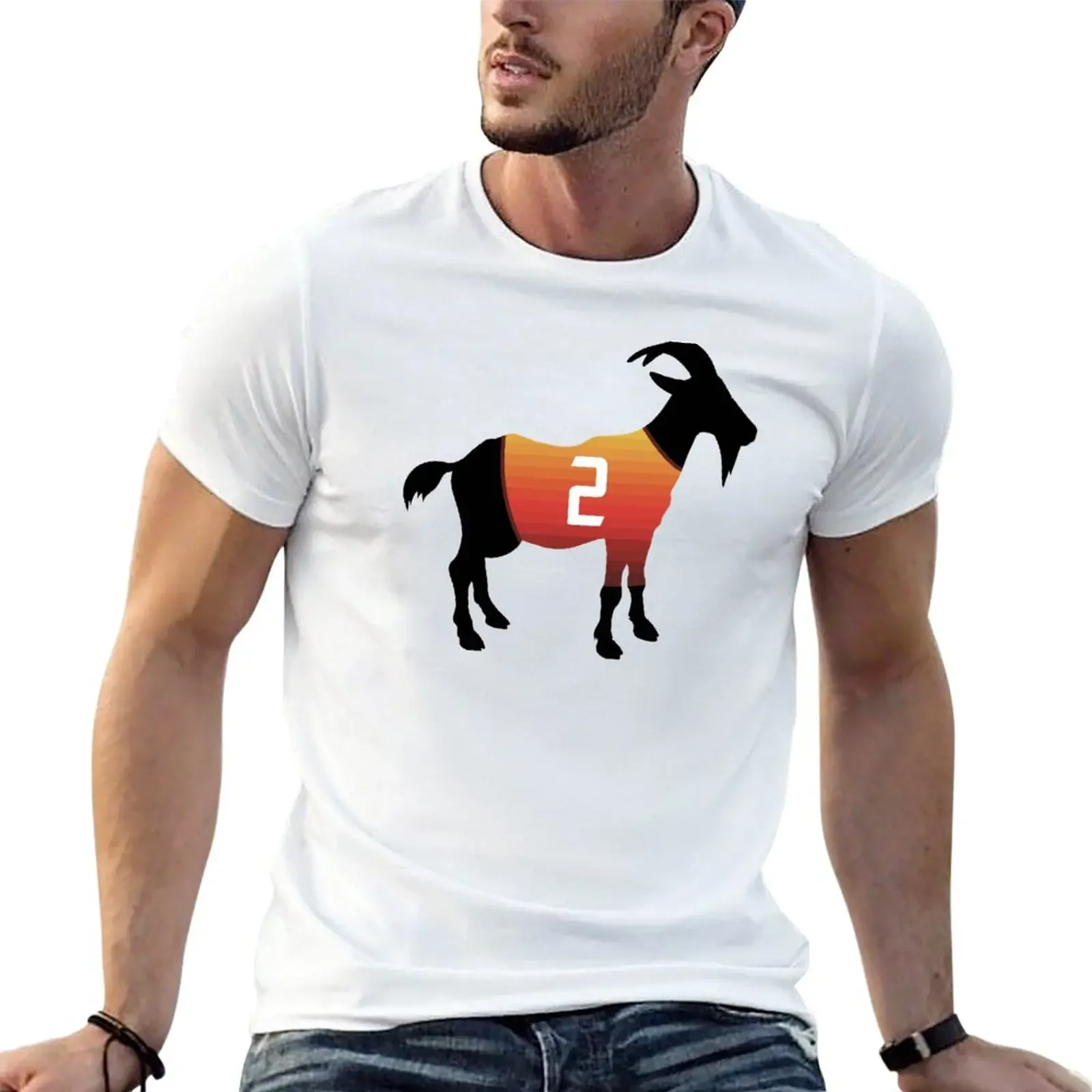 Joe Ingles GOAT T-Shirt quick drying summer tops Aesthetic clothing t shirts for men graphic