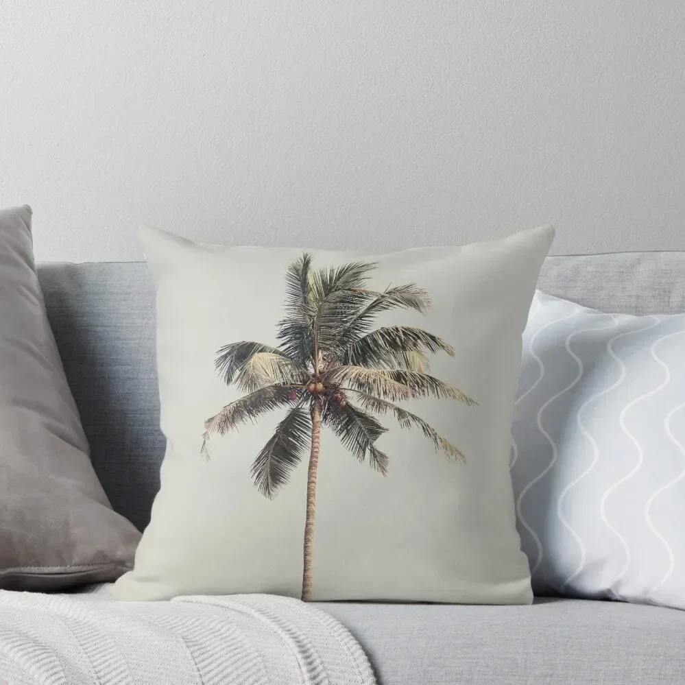 

Palm tree by the beach Throw Pillow Elastic Cover For Sofa Luxury Cushion Cover Decorative Cushions For Luxury Sofa pillow