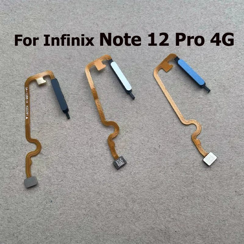 

Датчик отпечатков пальцев Home, гибкий кабель для Infinix Note 12 Pro, 4G, сенсорный датчик отпечатков пальцев, сменная Кнопка питания