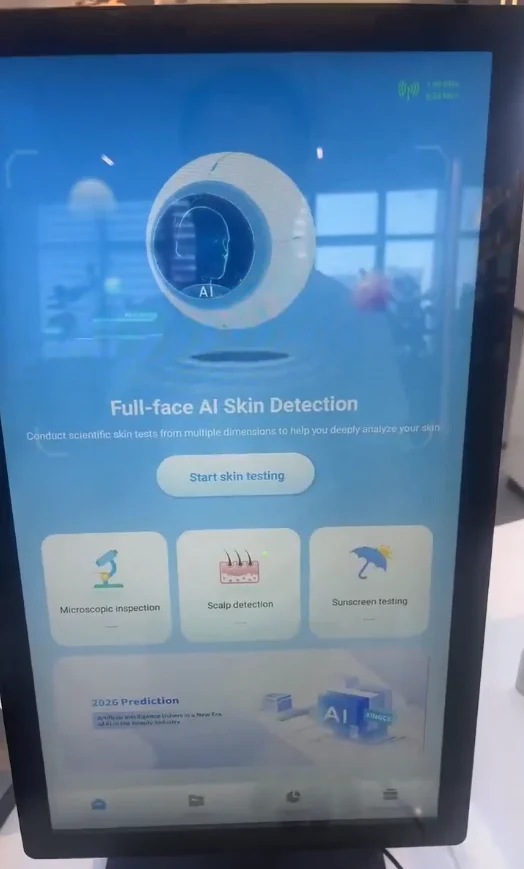 AI Skin Analyzer Facial Skin Analysis Machine Professional Skin Detection Device Scalp Analysis Camera PLus