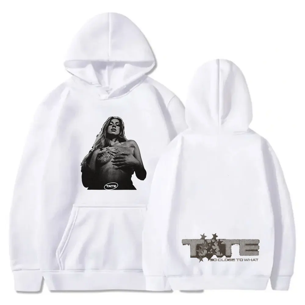 Tate McRae Onmyhands Hoodies So Close To What Merch Pullovers Cosplay Unisex Fashion Long Sleeve Sweatshirts