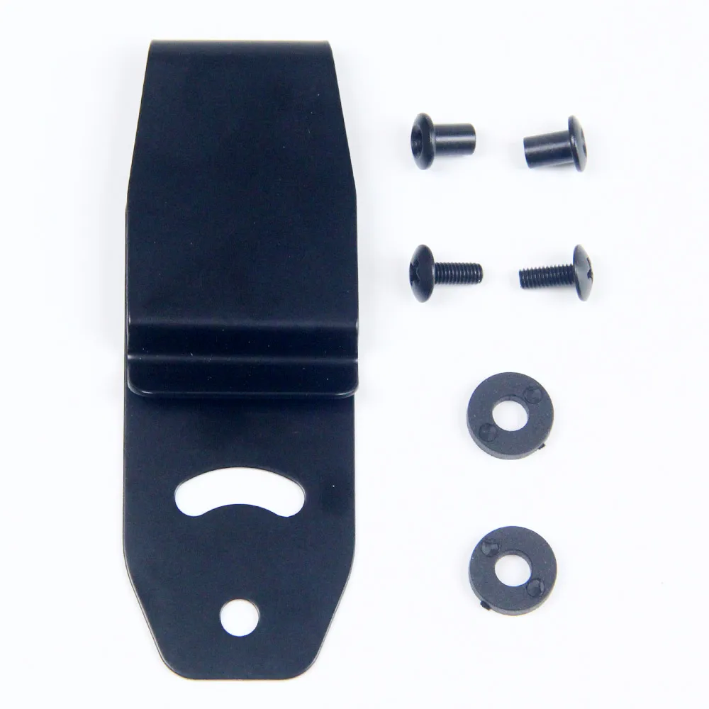 قابل للتعديل حلقة Kydex غمد Scabbard جبل مع مسامير شيكاغو ، مشبك حزام المشبك ، الفولاذ المقاوم للصدأ ، 6 قطعة