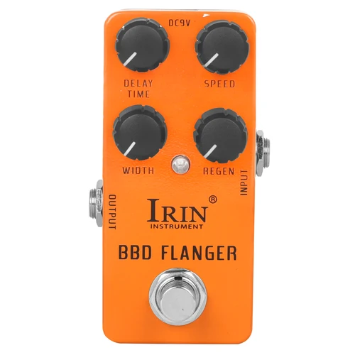 Imagen 2 del producto IRIN RS-08 BBD Flanger Pedal de efecto de guitarra efectos de Timbre de brida metálica pedales True Bypass piezas y accesorios de guitarra eléctrica