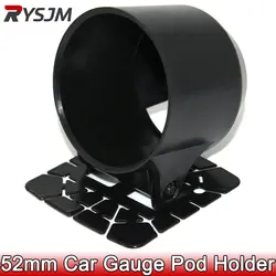 Black Car Gauge Pod 52mm Universal Gauge Cup Car Mount Holder Plastic Single Auto Car Meter Pods Dash Pod Mount Bracket