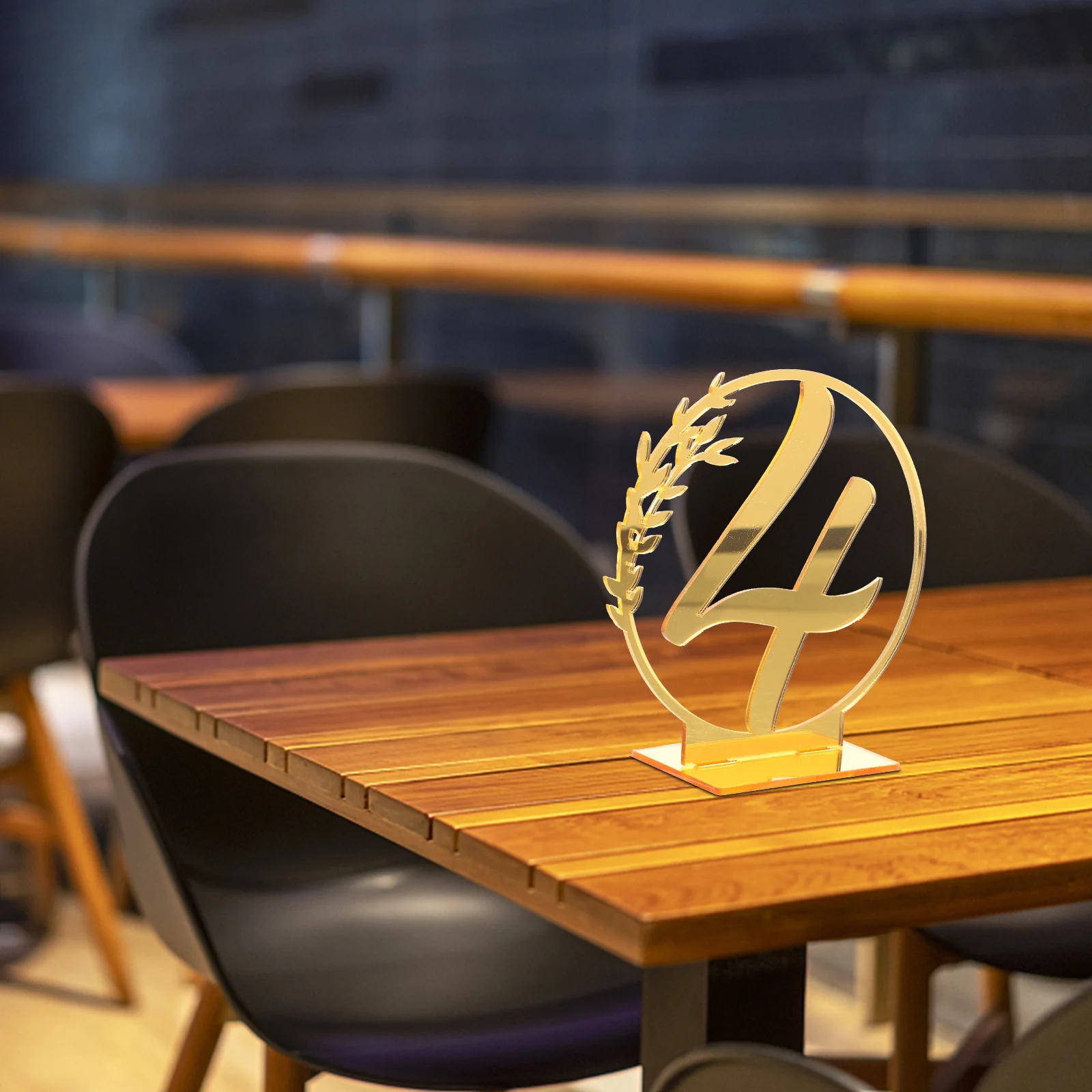 

10Pcs Acrylic Table Numbers for Wedding Decorative Sign Plates Reserved Table Tags for Banquet Birthday Anniversary Rehearsal