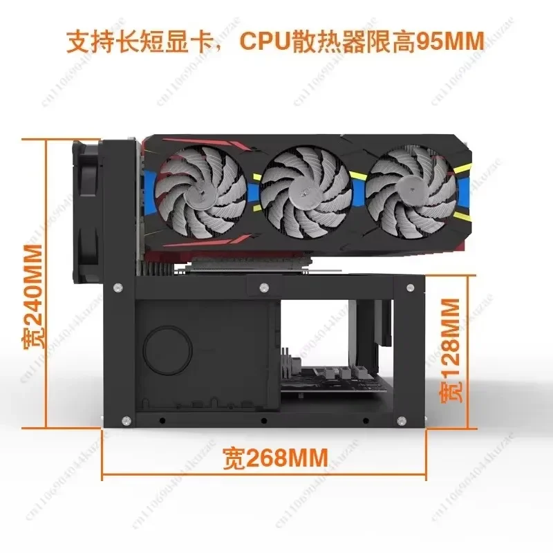 for 6/8 GPU Open Air Mining Rig Frame Vertical Stand Holder Stable Support Bracket for Graphics Card Chassis Cooling Solution