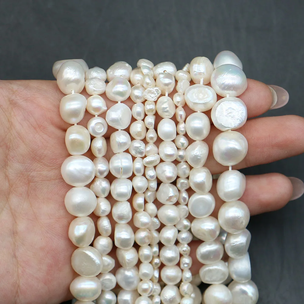 

Натуральные пресноводные жемчужины барокко, двусторонние полированные, неправильной круглой формы, с горизонтальным отверстием, россыпью, для DIY-аксессуаров
