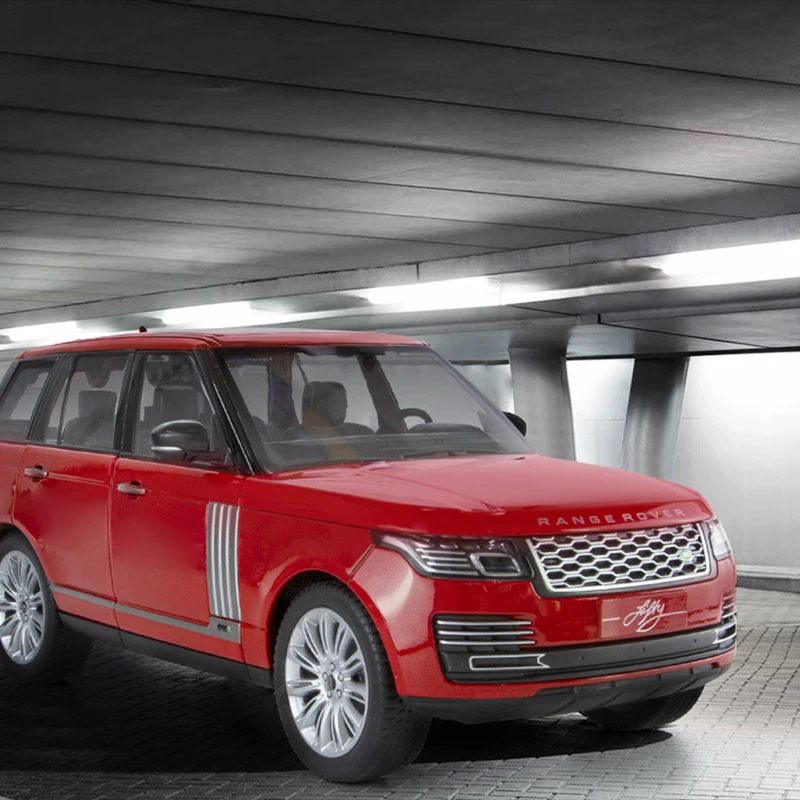 Range Rover-Coche de juguete para niños, vehículo de Metal fundido a presión, modelos de sonido, colección de una pieza, ruedas calientes, rápido y