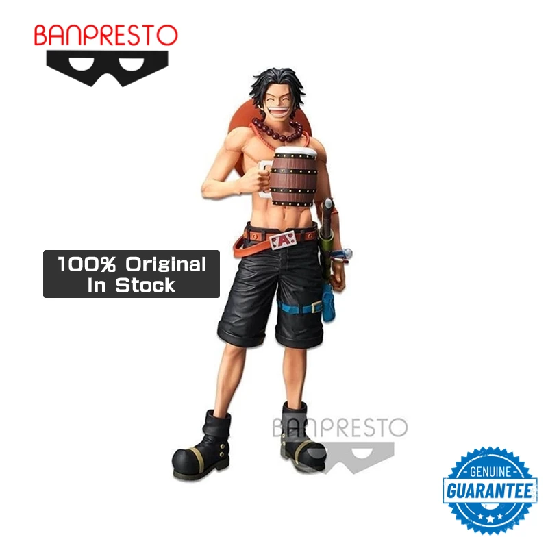 

Genuine Original Banpresto Grandista Nero 28cm One Piece Anime Portgas·D· Ace Collectible Action Figures Toys Model Ornament