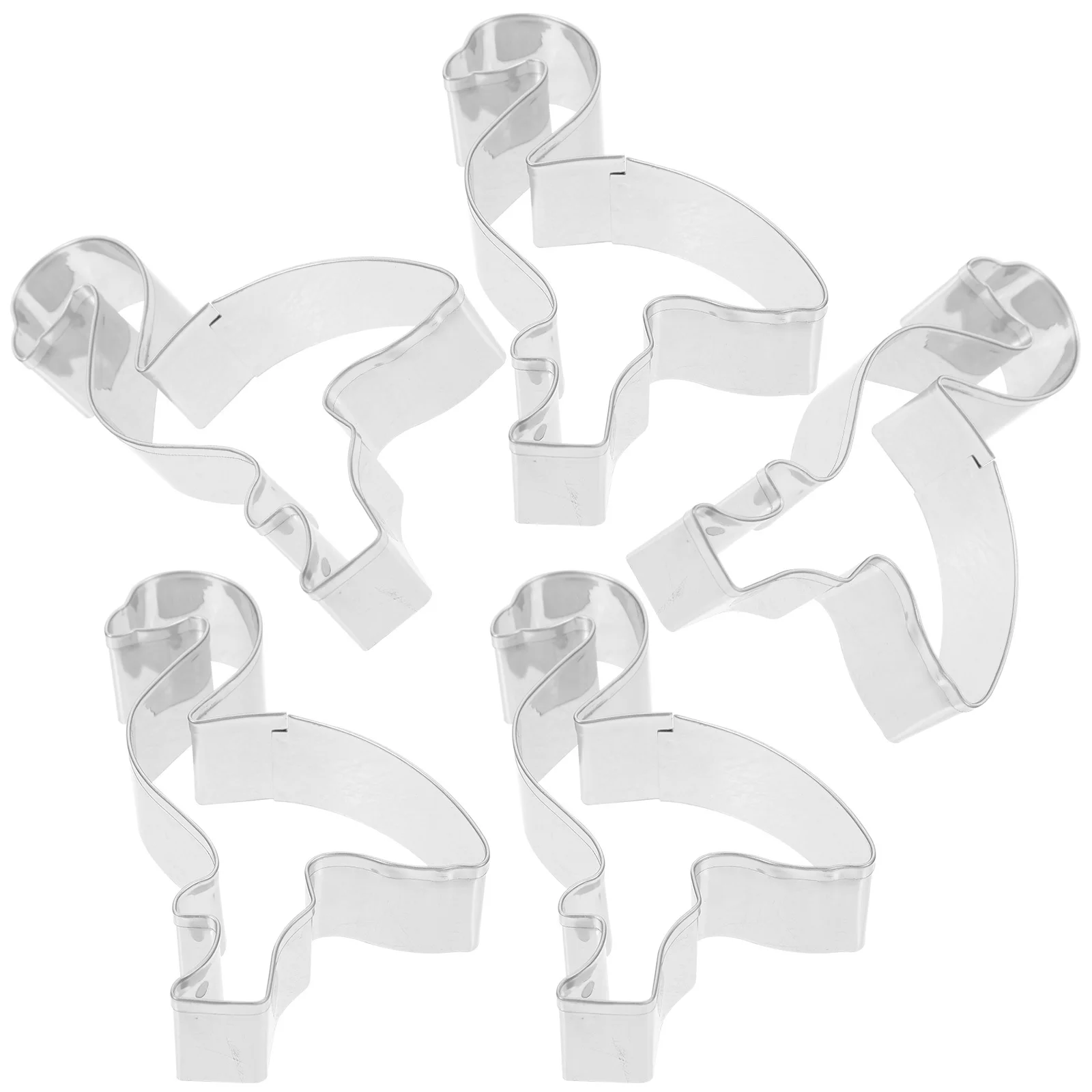 

5Pcs Baking Cookie Cutter Stainless Steel DIY Biscuit Mould Kitchen Tool for Fondant Pancake Fruit Sandwich Cutting