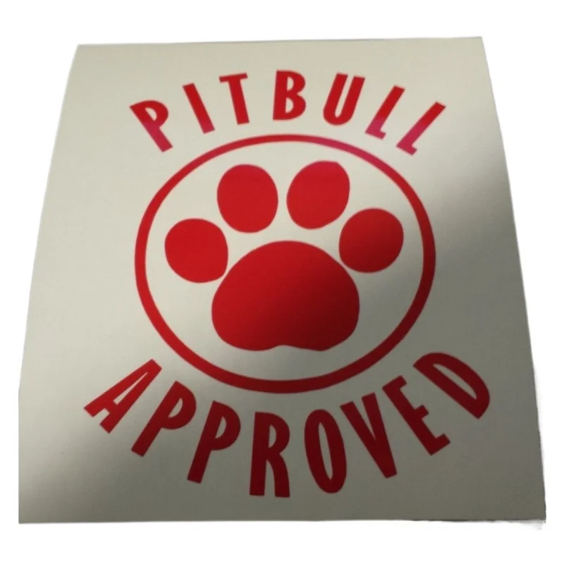

Car decoration stickers FOR Pitbull Approved I Love My Dog iPad Vinyl Car Window Decal Sticker Pit Bull 20CM PVCKK