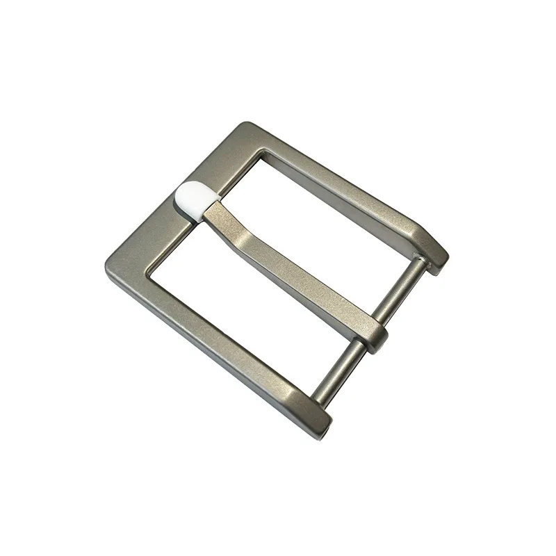 39mm Ultra-Light Pure Titanium Leather Belt Buckle, Single-Prong Pin Button Belts Accessory | Unisex Leisure Rustproof Versatile