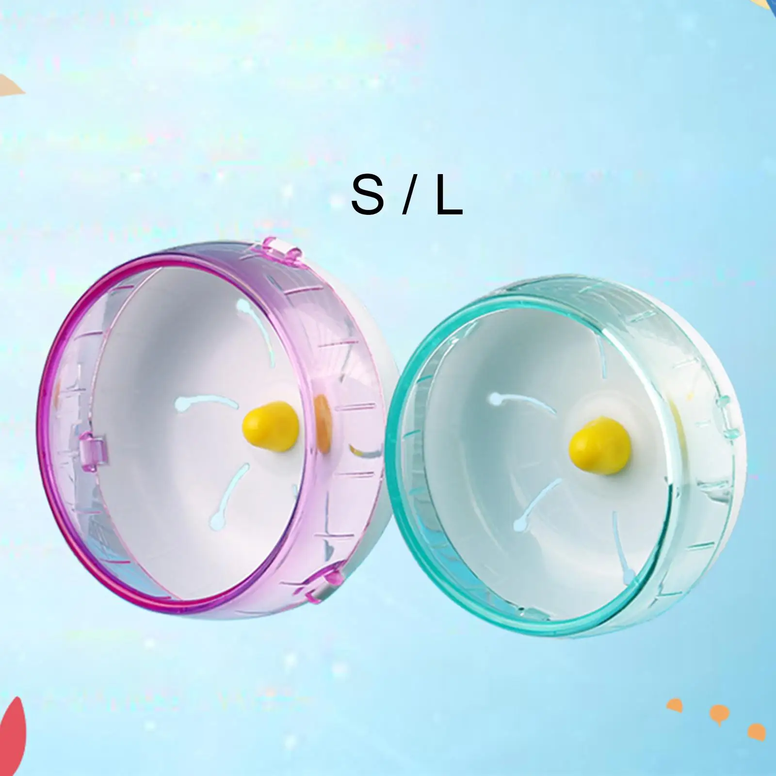 Silent Hamster Exercise Wheel Rotatory Jogging Spinner Running Wheels for Gerbils Mice Dwarf Hamsters
