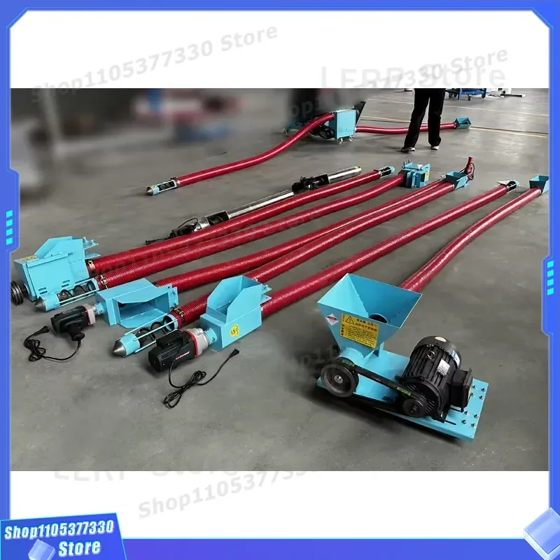 Flexible Screw Conveyor for Wheat Rice Corn Grain Suction Loader Cement Sand Transfer Hose Industrial Powder Handling