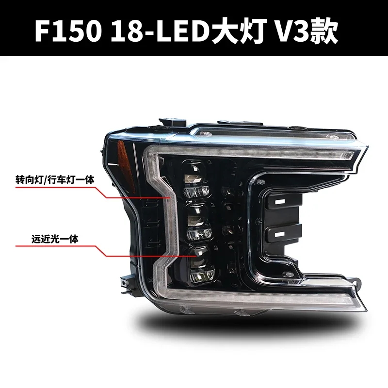 

New Arrival led Headlight For FORD for Raptor F150 2018-UP SN