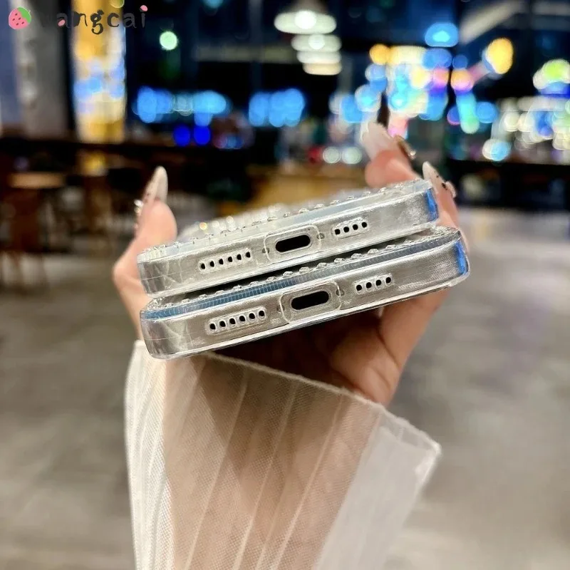 สำหรับเรดมี่ A5 A4 A3 โปร A3X A2 A1 K70E เทอร์โบ 4 เคสโทรศัพท์เงา น่ารัก รักหัวใจแมวลายจุดนุ่ม