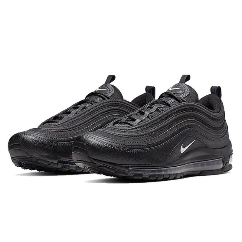 Nike Air Max AirMax 97 Black White Anthracite Metallic Triple Classic Trainers Jogging Sports Sneakers Women Men Running Shoes