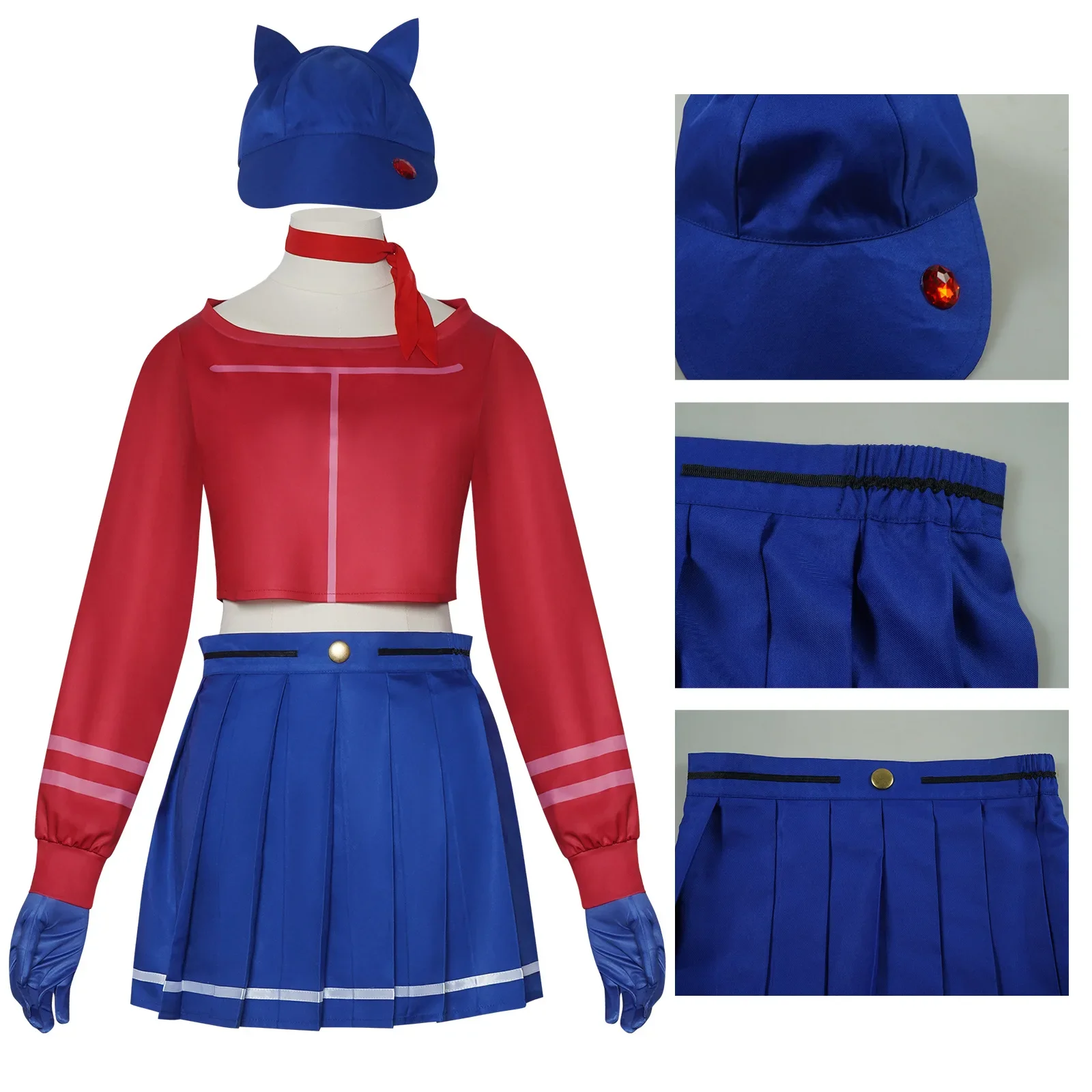 

Жаккардовая ткань, костюмы на Хэллоуин в китайском стиле аниме для женщин, костюм для косплея MiSide Mita, новинка 2023 года