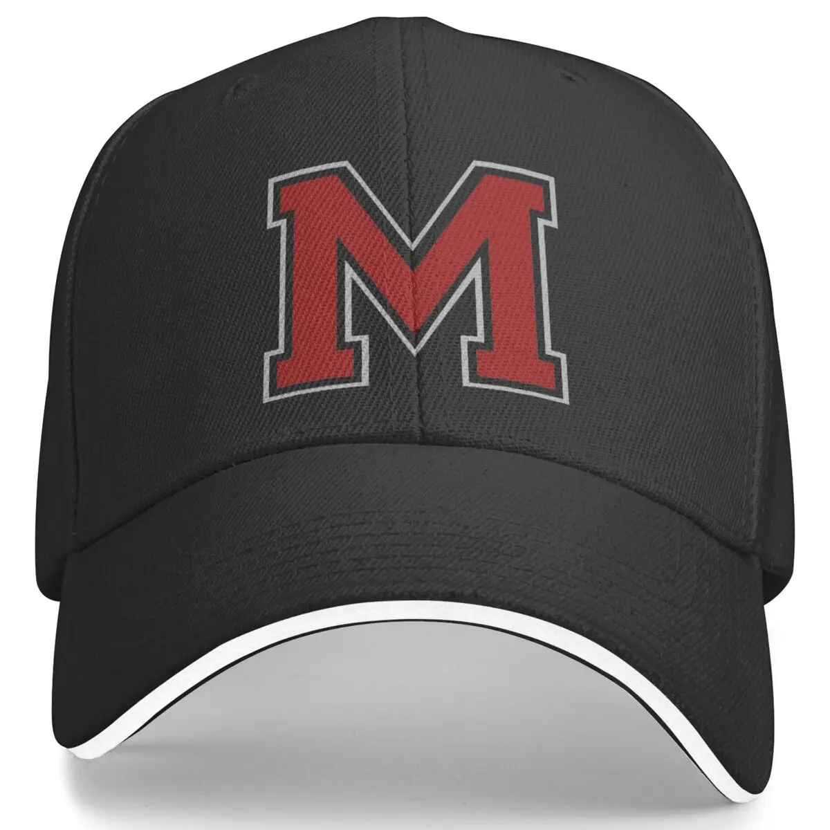 Varsity M Monogram Baseball Cap Casual Trucker Hat Spring Unisex-Teens Tennis Skate Baseball Caps