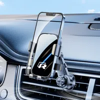 Car Phone Holder Car Air Vent Mount Hook Gravity Cellphone Stand For Volkswagen R Golf Caddy Passat Tiguan Jetta Beetle Atlas