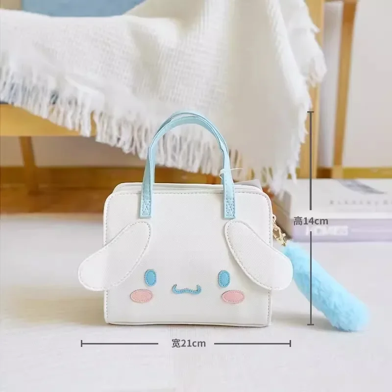 Sanrio Animation Cinnamoroll Daily Appointment Kawaii Student Girls Shoulder Crossbody Clutch Bag Pleasantly Surprised Gifts