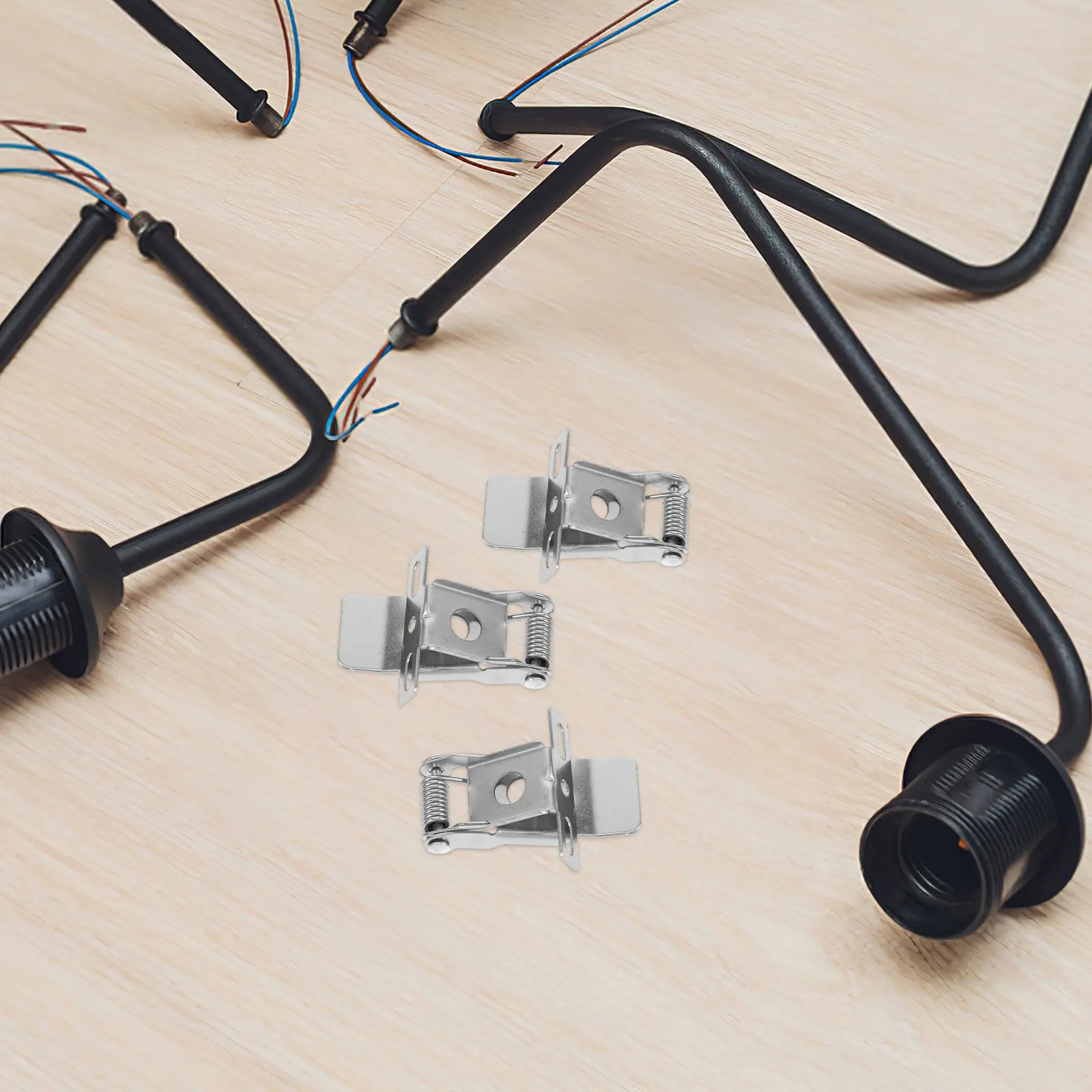 1Set Recessed Light Clip Spring Clip for Downlight Ceiling Lamp Panel Fixture Retrofit Accessory Strong Metal Workmanship