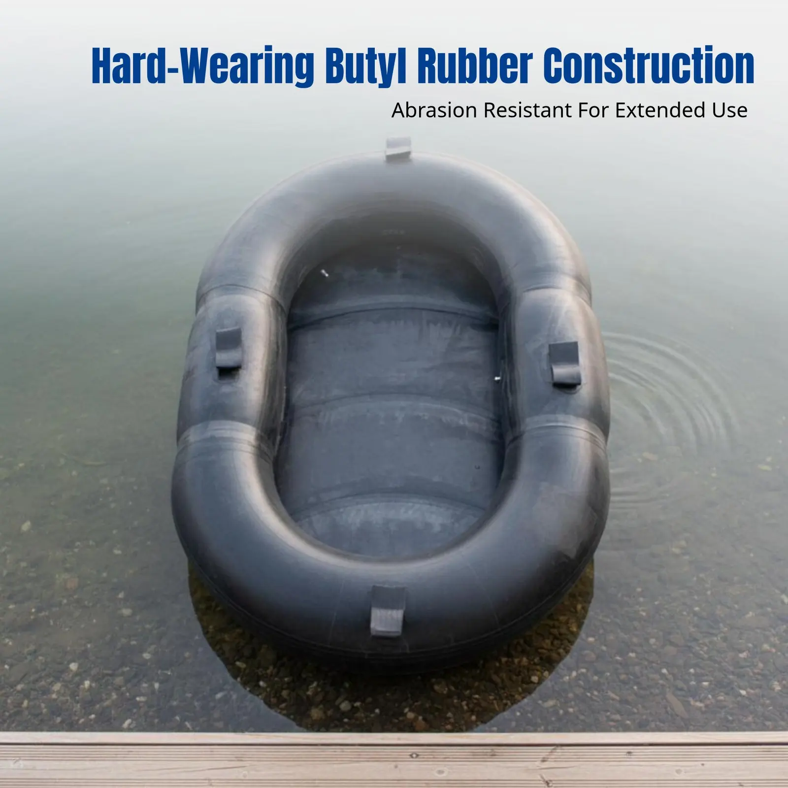 

Inflatable Kayak, Thickened PVC Dinghy, Dual Chamber, Fishing Boat for Water Activities