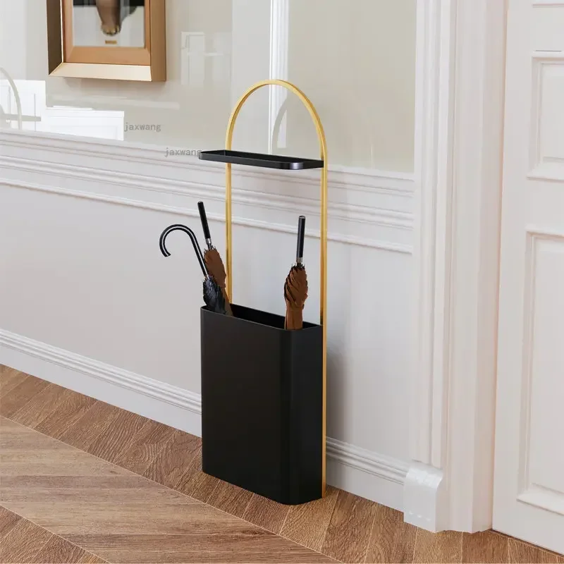 Commercial Company Front Desk Umbrella Stands Home Hallway Porch Umbrella Storage Rack Light Luxury Hotel Lobby Umbrella Bucket