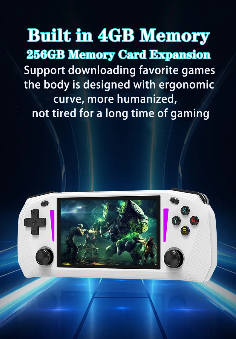Retro Handheld Game Console Portable Arcade Gaming Player_voghion.com