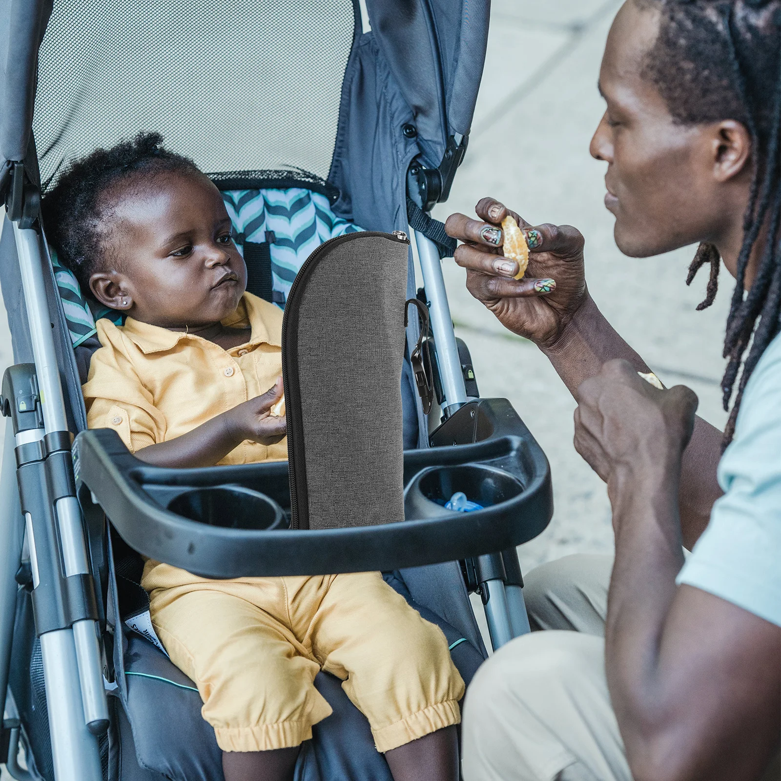 

Дорожная сумка для детской бутылочки, изолированная термосумка для бутылочки с молоком, легкая полиэстеровая молния, портативный аксессуар для коляски, уличный