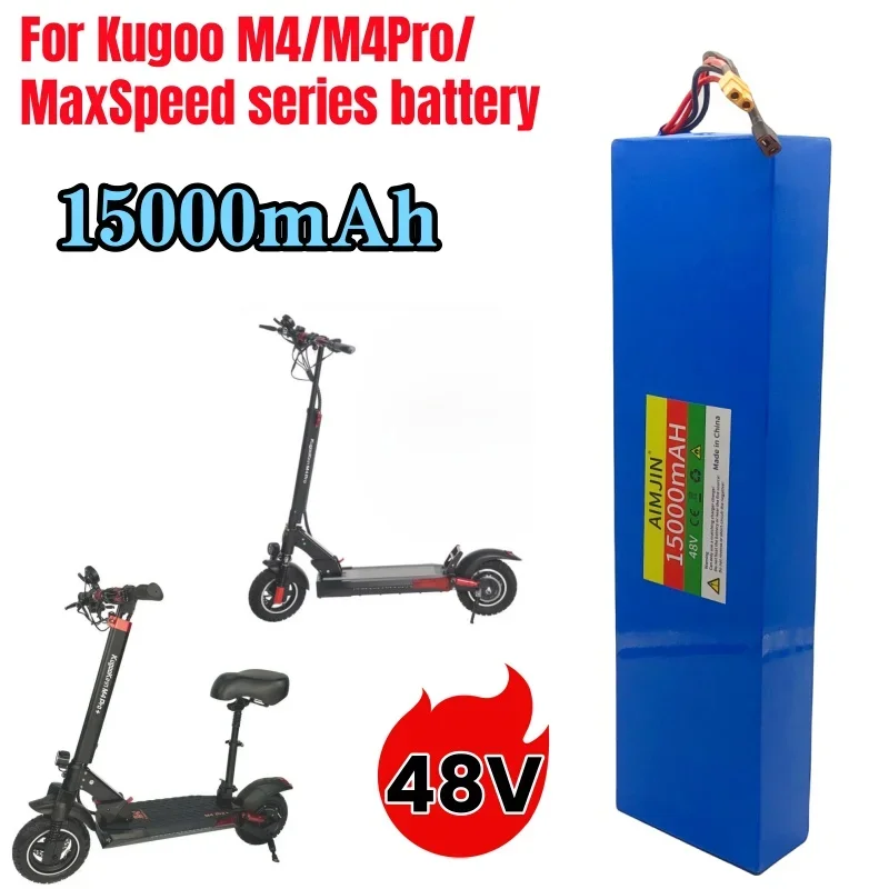 13S4P 48 В 15 Ач 18650 литий-ионный аккумулятор подходит для Kugoo M4/M4Pro/MaxSpeed