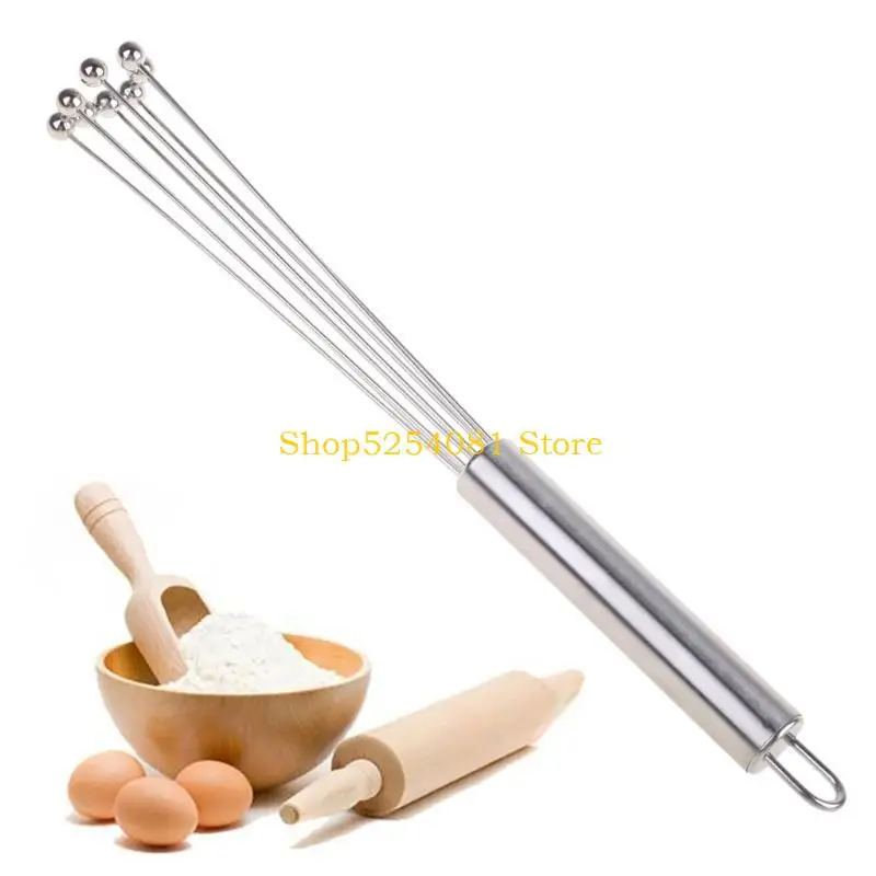AXYC Stainless Steel Whisk Manual Beater Mixer Kitchen Baking Utensil Milk Cream