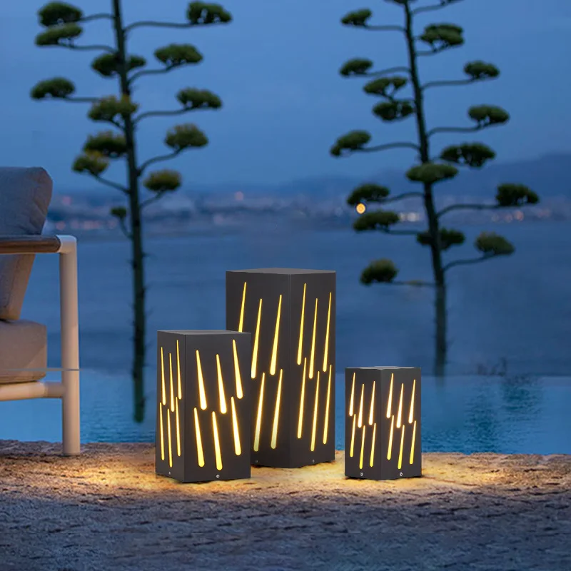 Outdoor villa landscape light Community remote control color-changing grass light Garden light