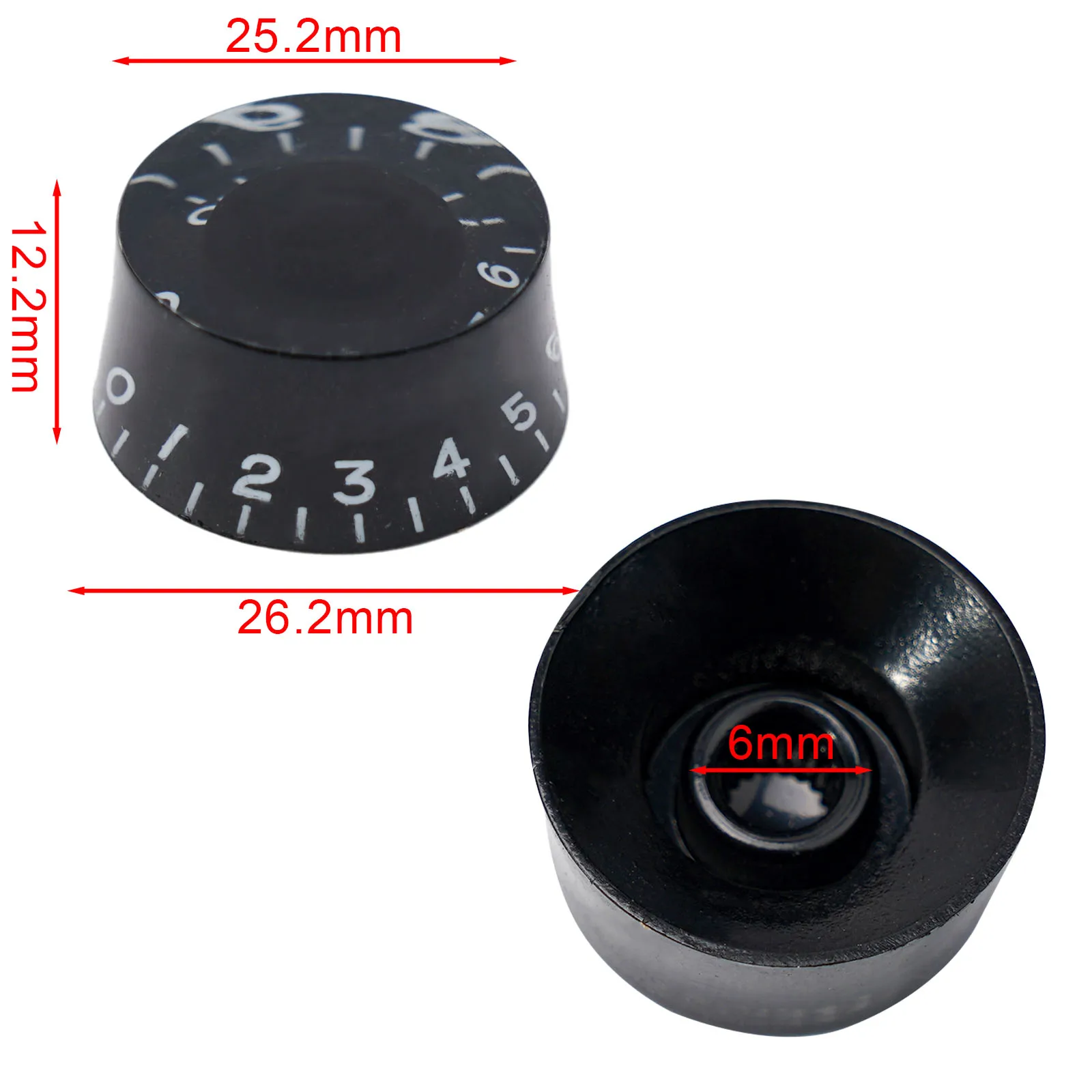 Volume Knob Guitar Knobs Musical Instruments Fit Most LP Guitars Magnifies The Digits Speed Control Knobs Guitars Basses