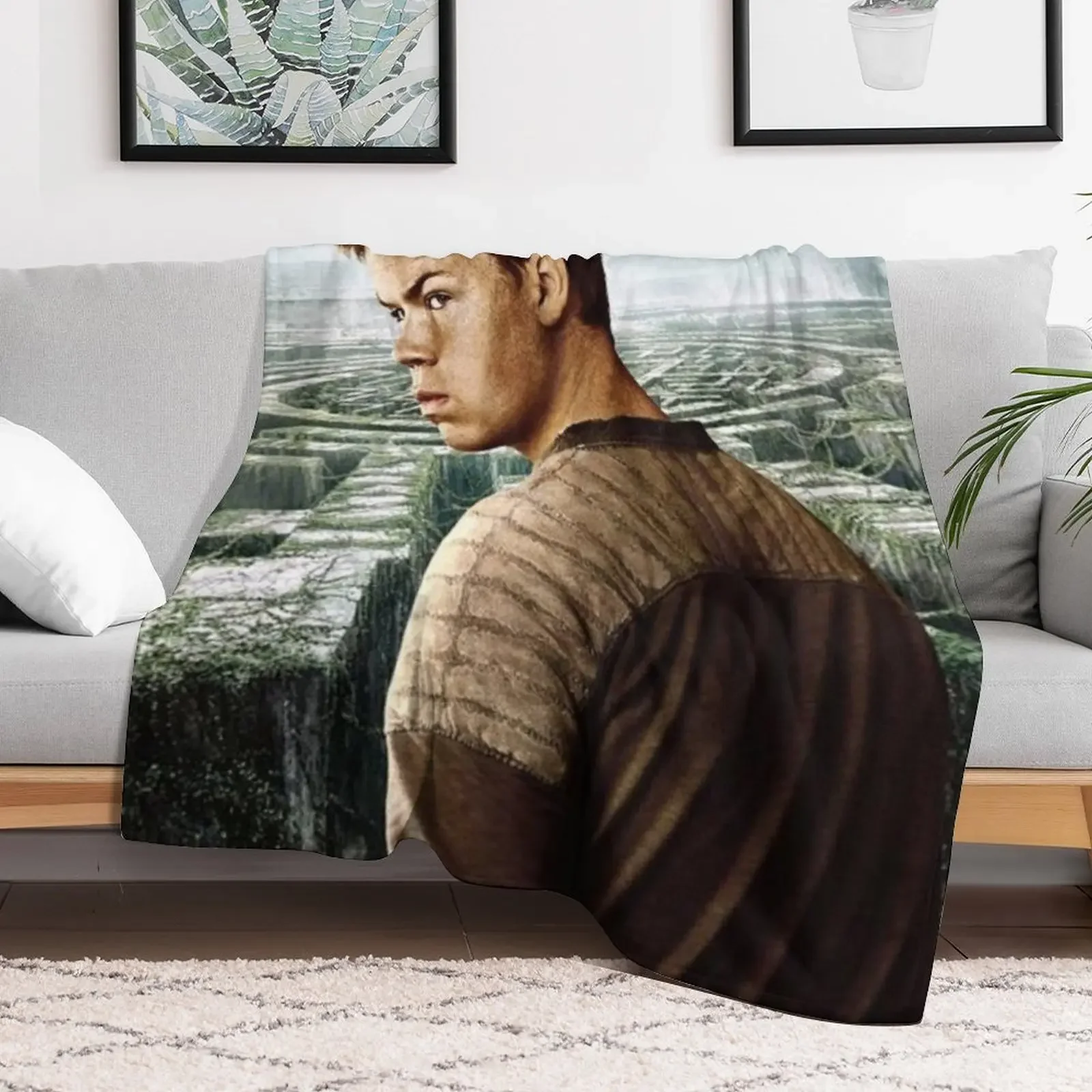 will poulter gally Throw Blanket Stuffeds valentine gift ideas Sofa Throw Blankets