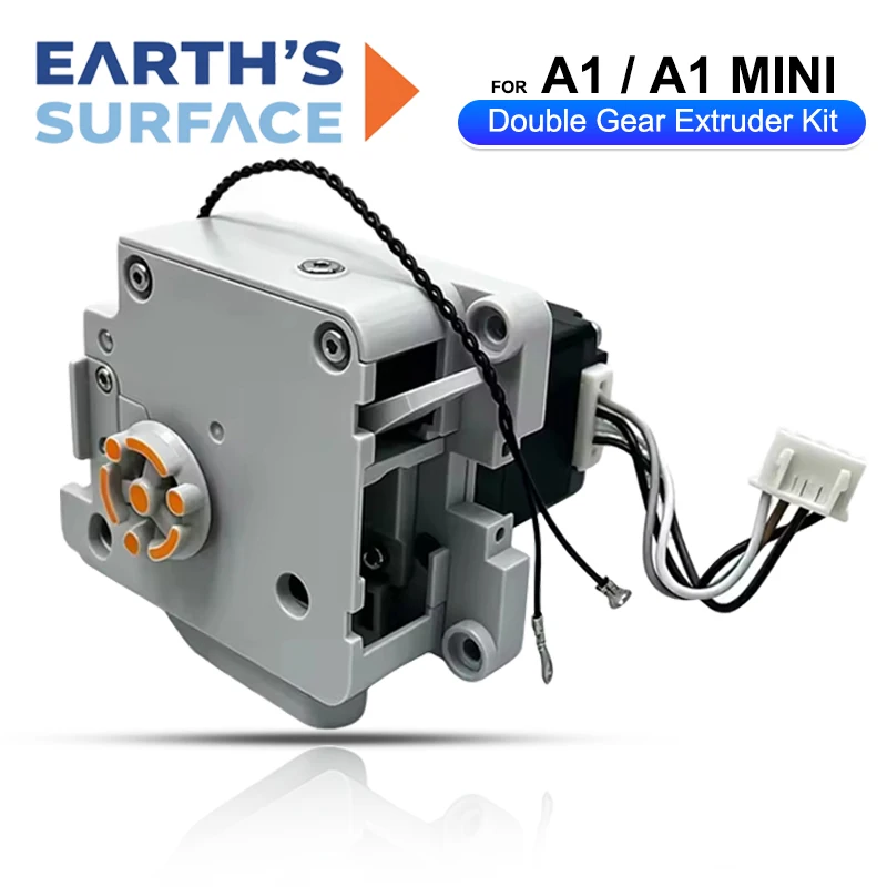 Extruder Kit For Bambu Lab A1 A1 Mini Hardened Steel Extrusion Gear Component For Bamboo A1 3D Printer Machine Replacement Part