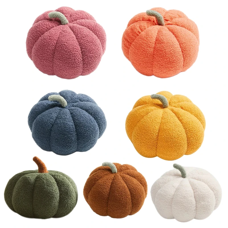 

Woody- Decor Pumpkin Shaped- Pillow Nordic Style Room Decor Pillow Plush Sofa