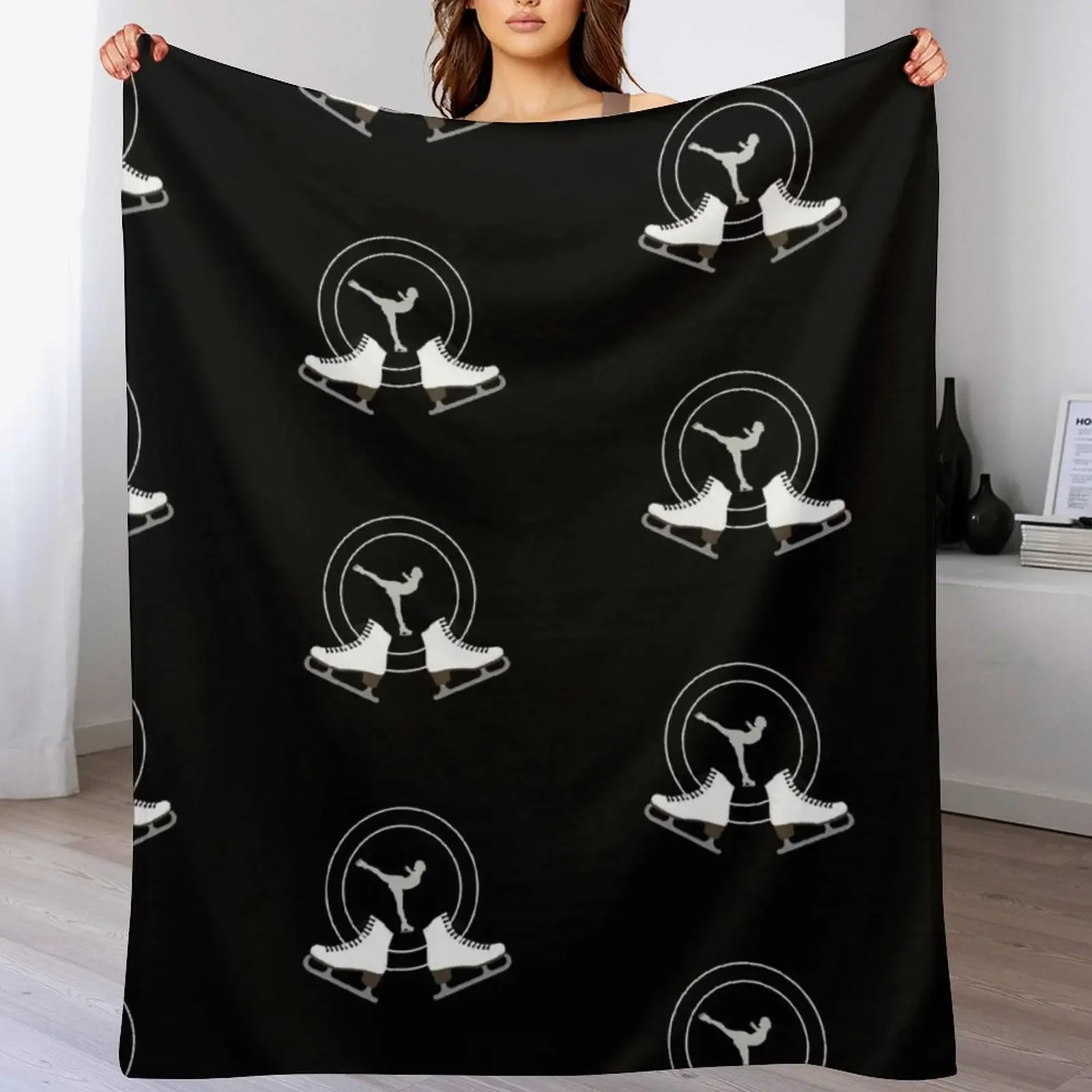 

Figure skating Throw Blanket Bed Fashionable Thin for winter Luxury Brand Blankets