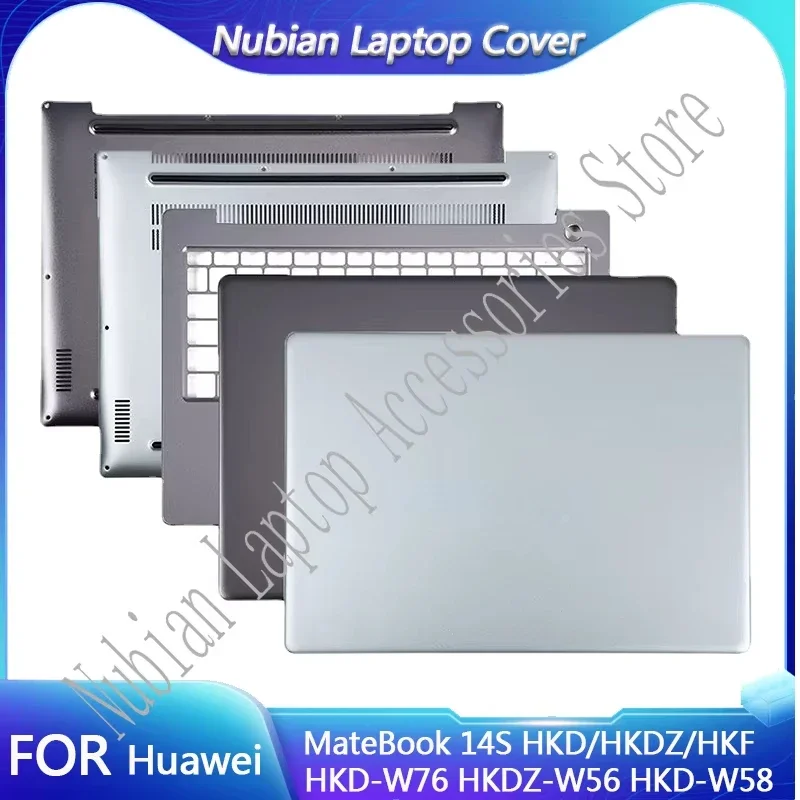 For Huawei MateBook 14S HKD/HKDZ/HKF HKD-W76 HKDZ-W56 HKD-W58 LCD Back Cover/Palmrest Cover/Bottom Cover