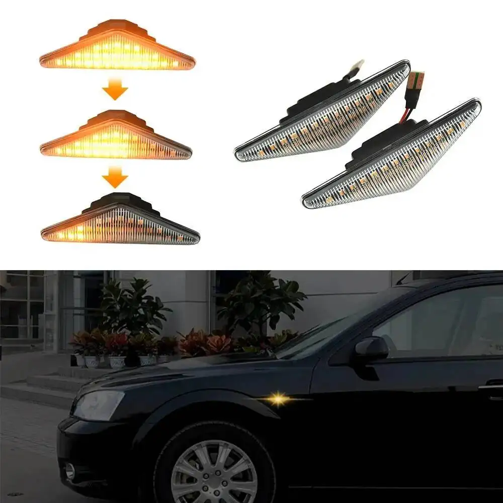 Car Turn Signal Light Led Dynamic Side Marker Sequential Blinker Light For Ford Focus MK I 1998-2004 Mondeo MK III MK3 2000-2007 - view 2