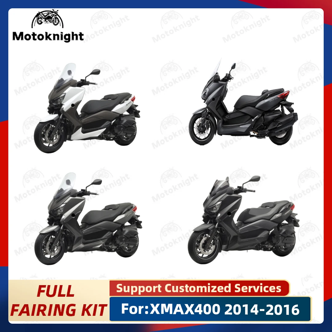 

Комплект обтекателя мотоцикла, подходящий для YAMAHA XMAX400 2014 2015 2016, полный комплект обтекателей, окрашенный кузов, новый АБС-пластик