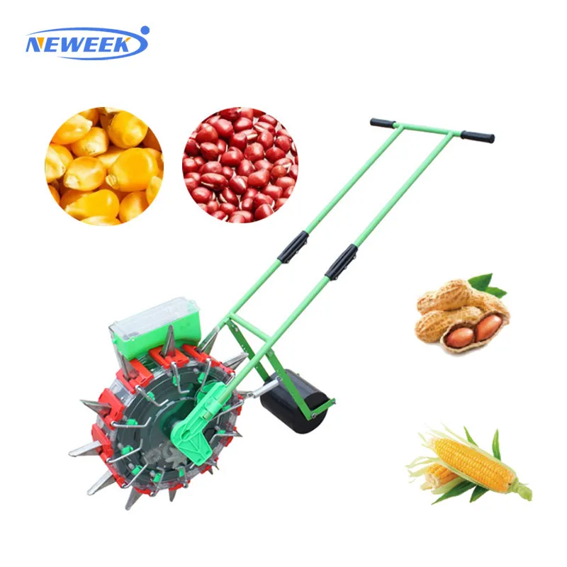 NEWEEK Small Scale Dibbling Manual Peanut Corn Planter Seeder Soybean Seed Planter for Sale